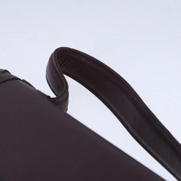 SAINT LAURENT Hand Bag Leather 2way Purple Gold - Picture 9 of 16